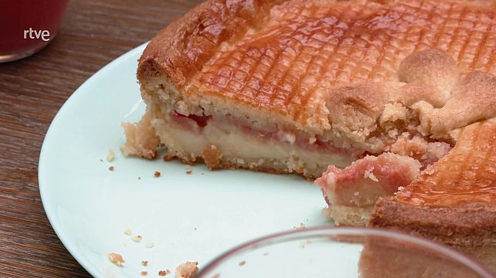 Receta de pastel vasco con guayaba