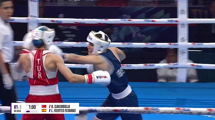 Cto. del Mundo Femenino. Semifinal - 50kg Laura Fuertes