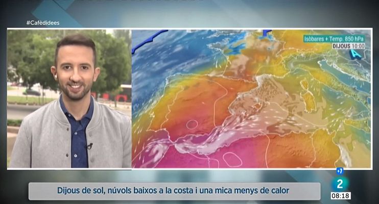 El temps - Reculada del termòmetre abans d'un pic de calor excepcional