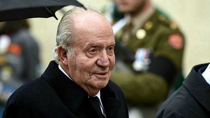 Telediario 1 - El regreso del rey emérito a España sacude la política española y divide al Gobierno de coalición