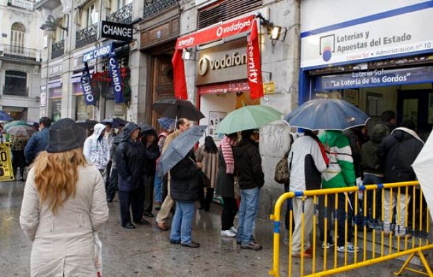 Menos gasto en Lotería de Navidad