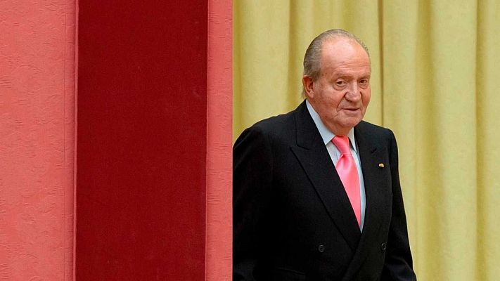 Telediario 1 - Juan Carlos I llegará esta tarde a Sanxenxo y hará su primera aparición pública en la regata este viernes