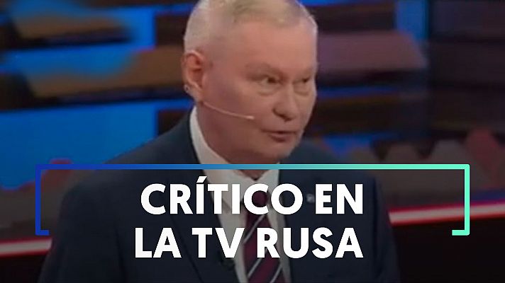 Un excoronel ruso rompe la censura en televisión: "La realidad golpeará duro a Rusia"