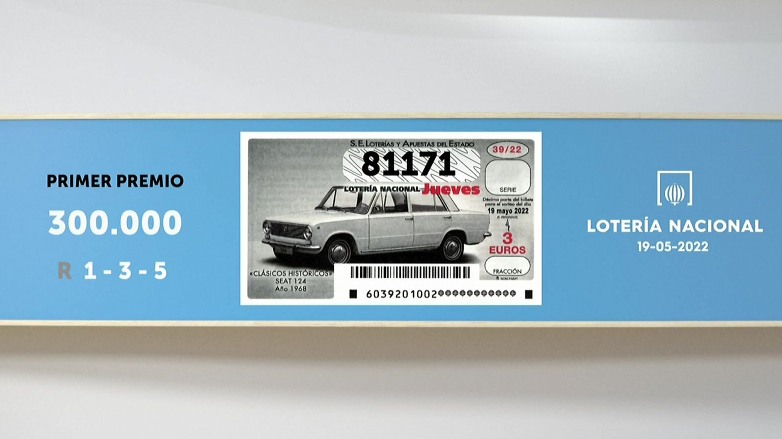 Sorteo de la Lotería Nacional del 19/05/2022 - Ver ahora