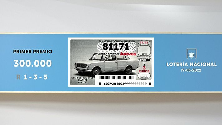 SELAE - Sorteo de la Lotería Nacional del 19/05/2022