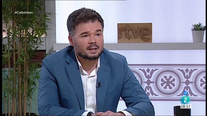Cafè d'idees - Gabriel Rufián: "Joan Carles I sembla Pablo Escobar"