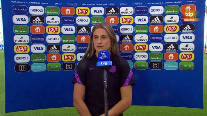 Putellas, a TVE: "No va a ser un duelo con Ada Hegerberg"