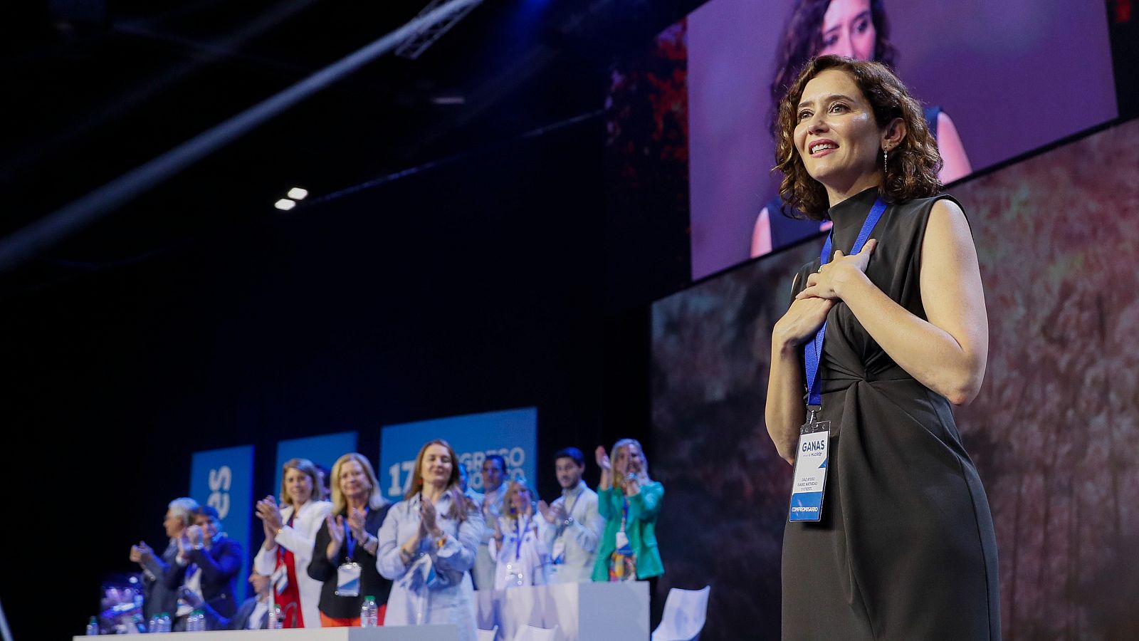 Ayuso es elegida presidenta del PP de Madrid y renueva su cúpula sin 'casadistas': "Somos el partido del pueblo"