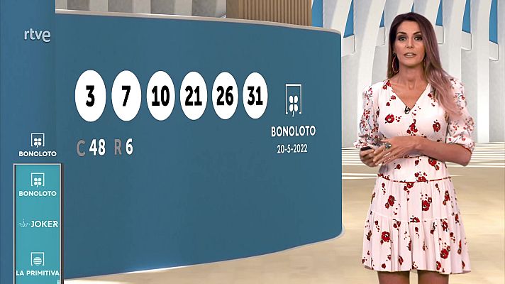 Loterías - Sorteo de la Bonoloto y Euromillones del 20/05/22