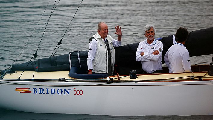 Telediario Fin de Semana - El rey emérito se embarca en el 'Bribón'