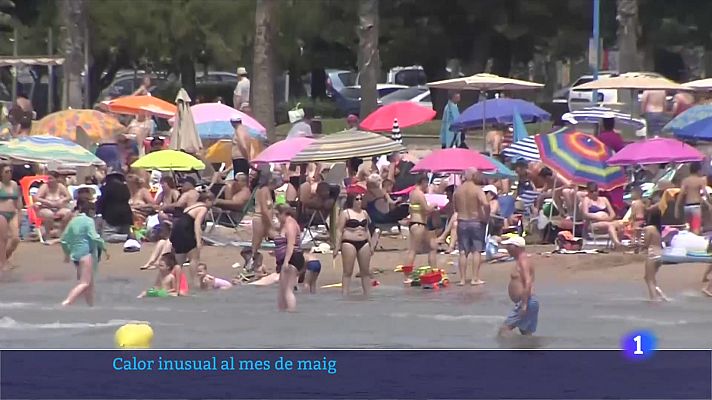 L'Informatiu - La temporada de bany més prematura de la història