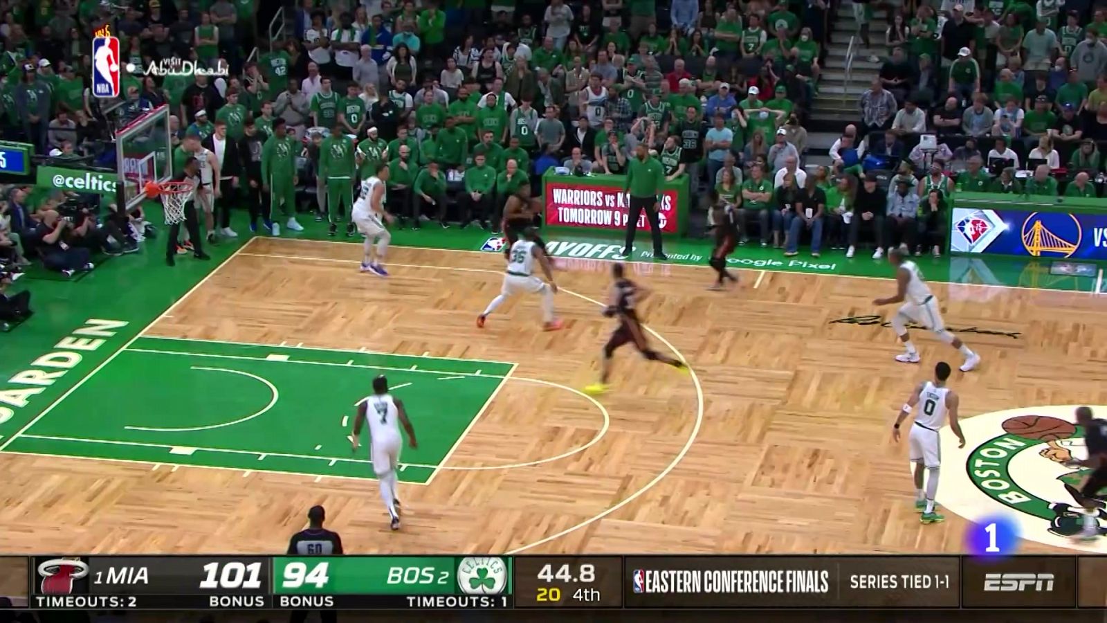 Miami golpea a los Celtics en Boston