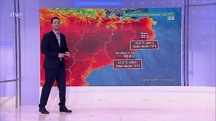 El tiempo - Notable descenso de las temperaturas diurnas en la mitad oeste peninsular