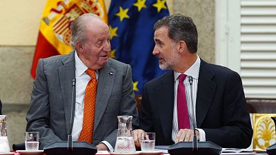 El rey Juan Carlos se reencuentra con Felipe VI en Zarzuela tras casi dos años de alejamiento