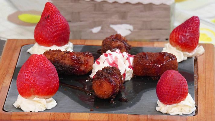 Receta de croquetas de fresa