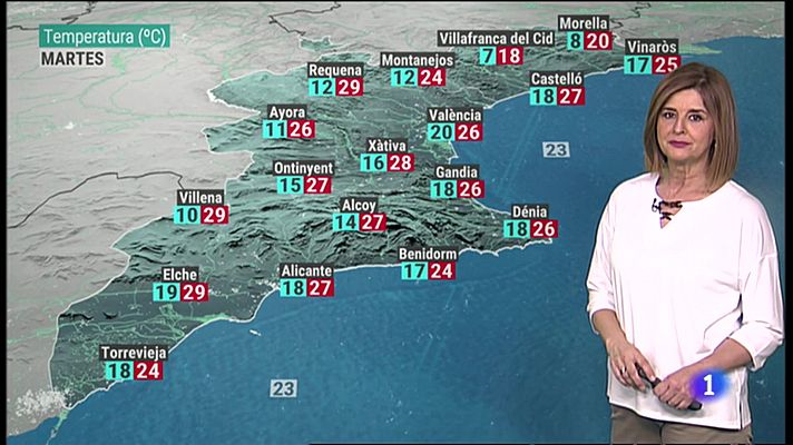 El tiempo en la Comunitat Valenciana - 23/05/22