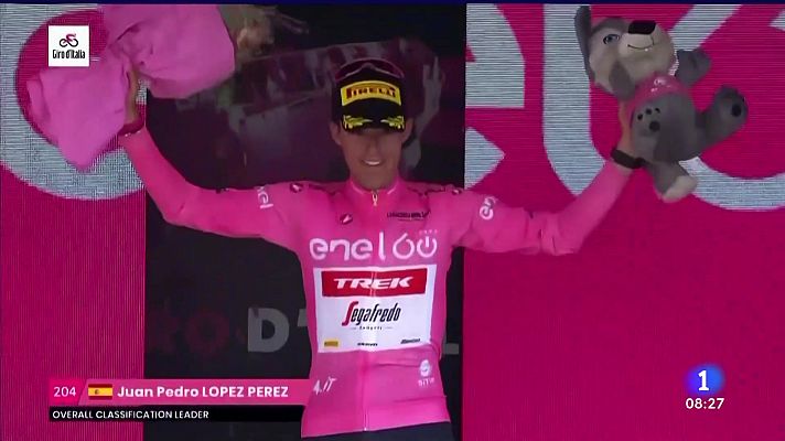 Mikel Landa: "He soñado muchas veces con estar disputando el Giro. Vamos a seguir soñando"