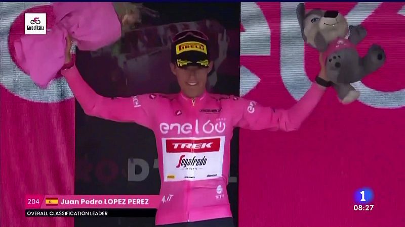 Mikel Landa: "He soñado muchas veces con estar disputando el Giro. Vamos a seguir soñando"