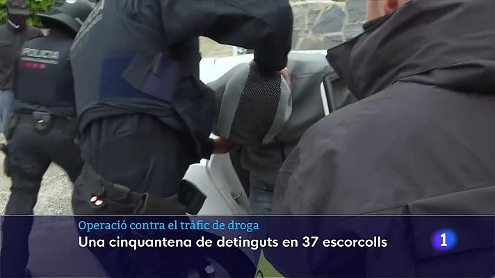 Una cinquantena de detinguts en 37 escorcolls contra el tràfic de drogues