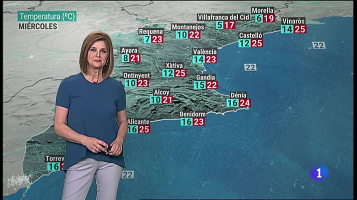 El Tiempo en la Comunitat Valenciana - 24/05/22