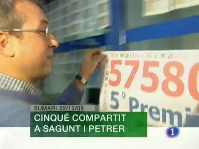 L'Informatiu. Informativo Territorial de la C.Valenciana (22/12/09) 