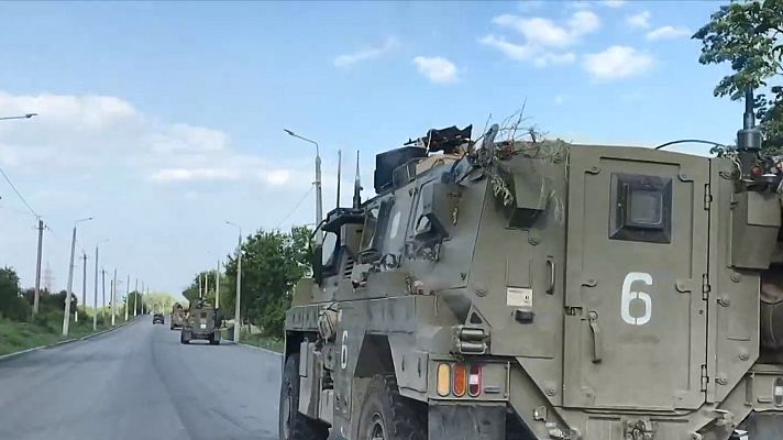 Telediario 1 - Rusia redobla los ataques en el Donbás y Ucrania retrocede