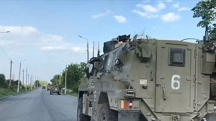 Telediario 1 - Rusia redobla los ataques en el Donbás y Ucrania retrocede