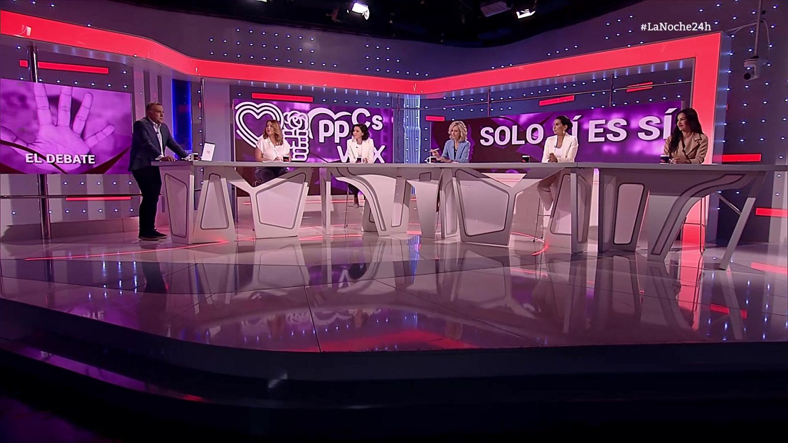 La noche en 24 horas - Debate  sobre la ley del "solo sí es sí" - 25/05/22 - ver ahora