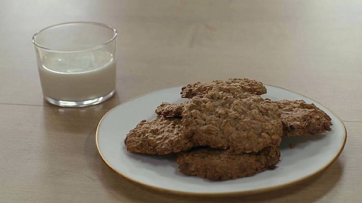 Receta de galletas de avena