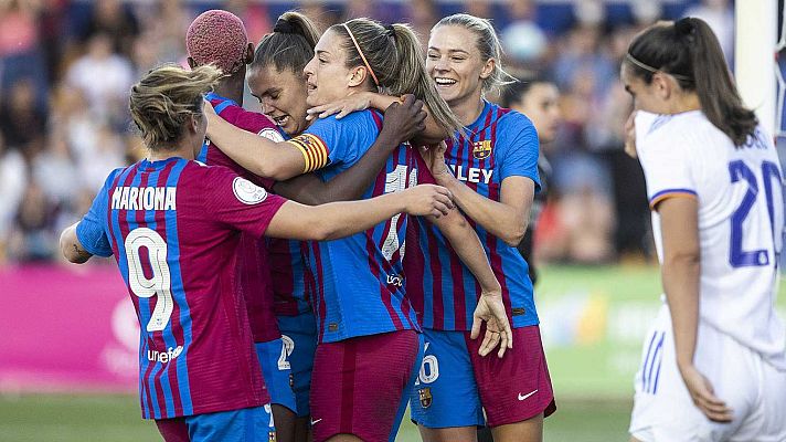 Telediario Matinal - El Barça golea al Madrid y se mete en la final de la Copa de la Reina