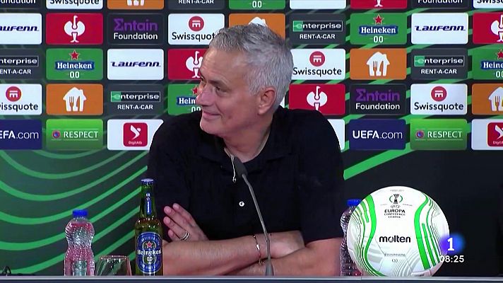 Telediario Matinal - La Roma de Mourinho levanta la primera Conference League