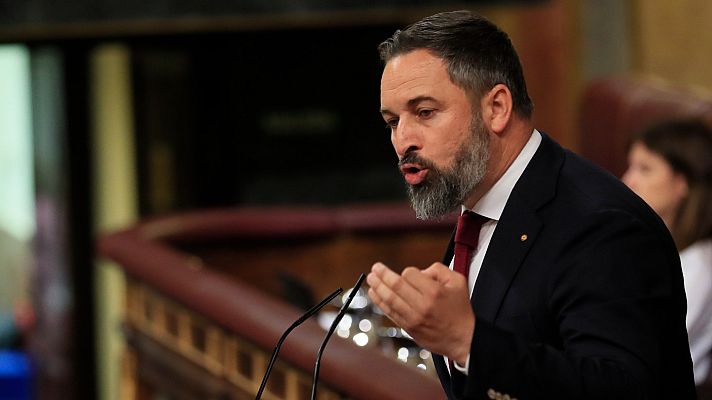 Abascal pide "echar a este Gobierno" y lamenta que Feijóo ofrezca "pactos" a Sánchez