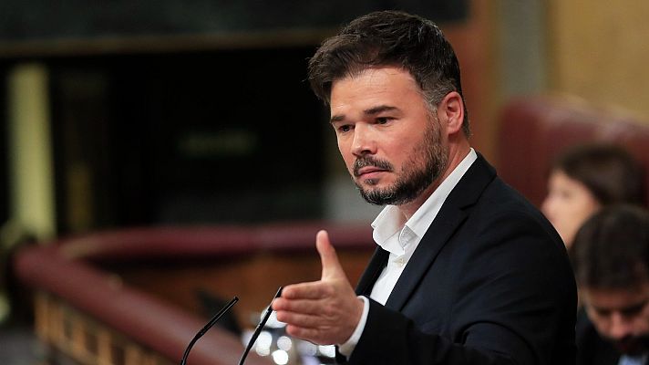 Informativo 24h - Rufián exige a Sánchez que diga qué delito cometió Aragonés para ser espiado