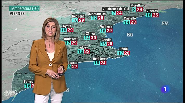 El Tiempo en la Comunitat Valenciana - 26/05/22