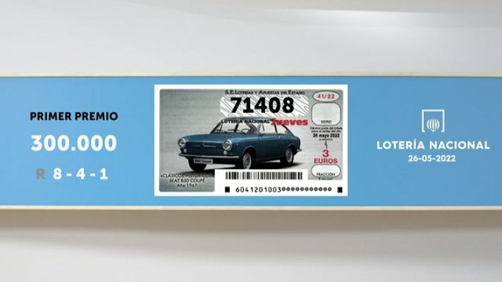 SELAE - Sorteo de la Lotería Nacional del 26/05/2022