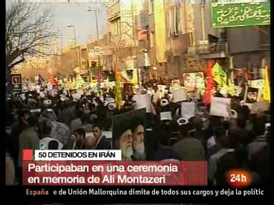 Cincuenta manifestantes detenidos 