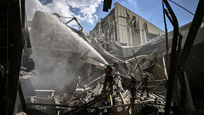 Telediario 1 - Ucrania admite que la situación de sus tropas es especialmente complicada en la provincia de Lugansk