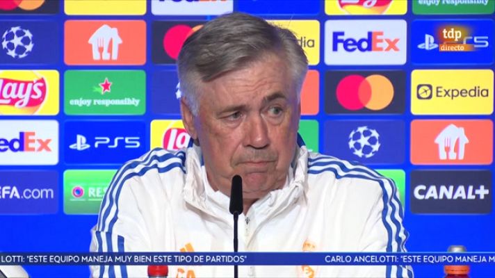 Fútbol - Carlo Ancelotti: "Veo la misma motivación que en Lisboa pero menos preocupación; Lisboa fue la llave"