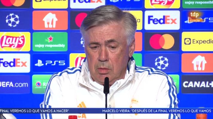 Fútbol - Ancelotti sobre Benzema: "Ha mejorado, tiene más personalidad tanto dentro como fuera del campo"