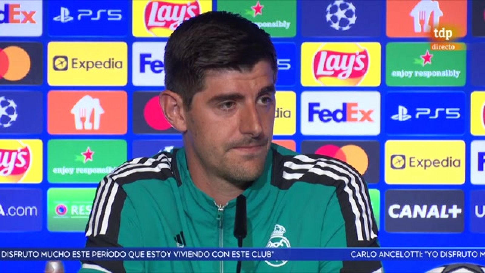 Courtois: "El Madrid gana las finales, ahora estoy en el lado bueno de la historia"