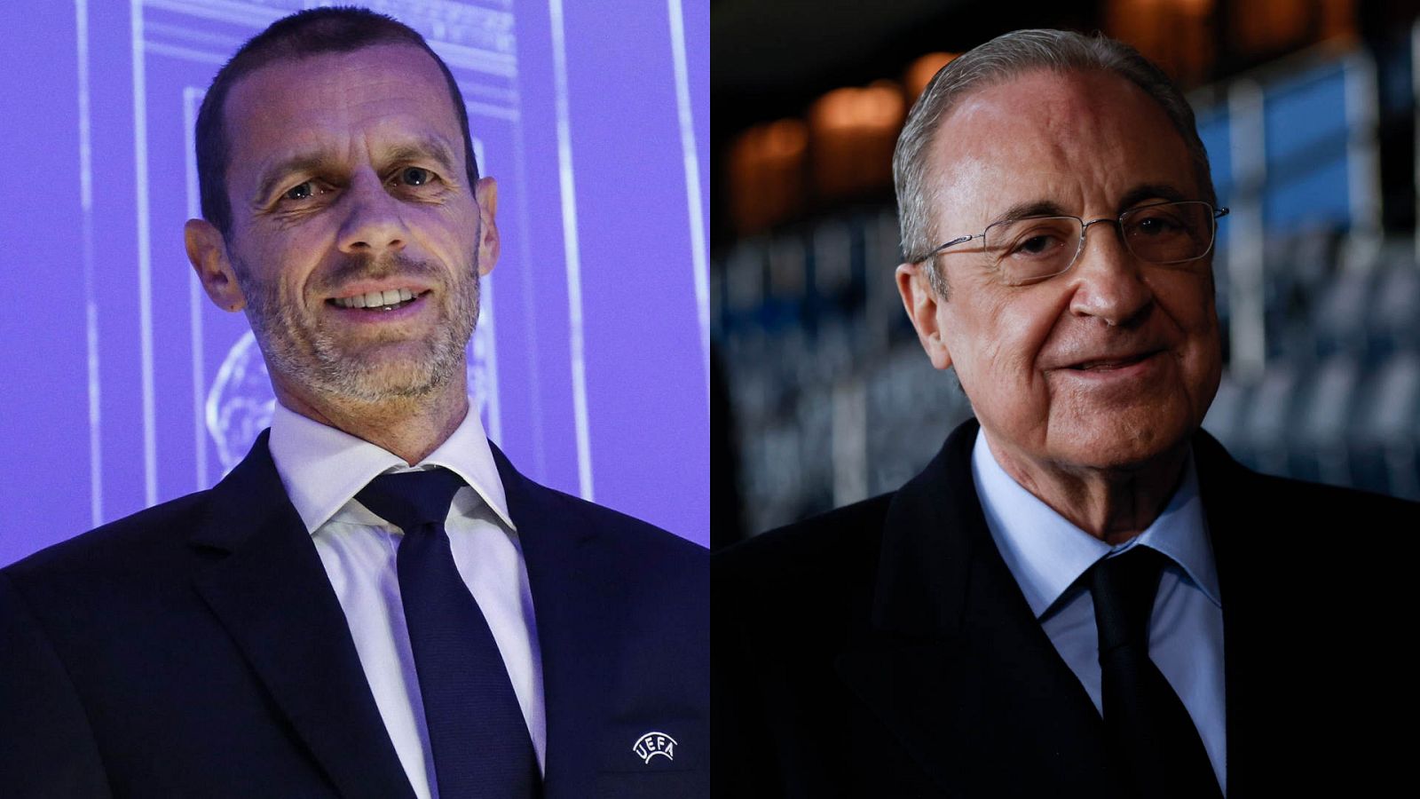 Reencuentro de Florentino y Ceferin en la cena previa a la final de Champions -- Ver ahora