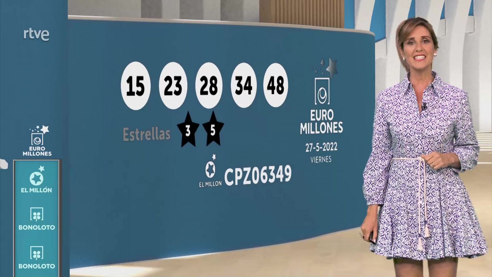 Sorteo de la Bonoloto y Euromillones del 27/05/22 - ver ahora
