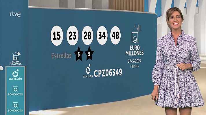 Loterías - Sorteo de la Bonoloto y Euromillones del 27/05/22