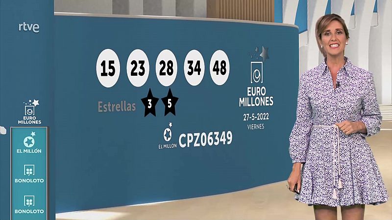 Sorteo de la Bonoloto y Euromillones del 27/05/22 - ver ahora