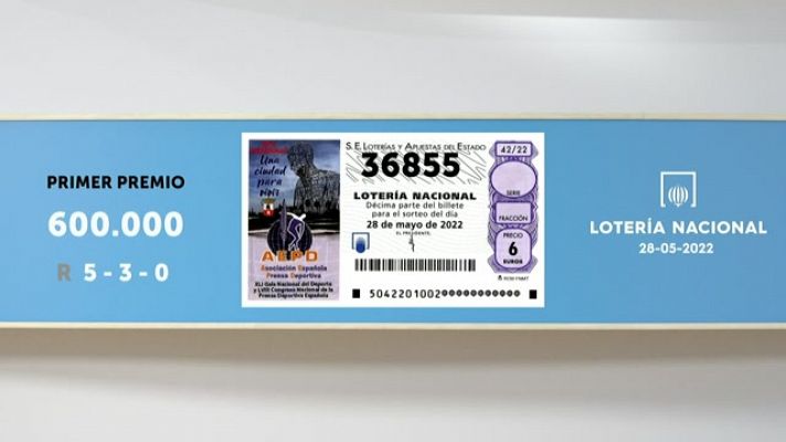 SELAE - Sorteo de la Lotería Nacional del 28/05/2022