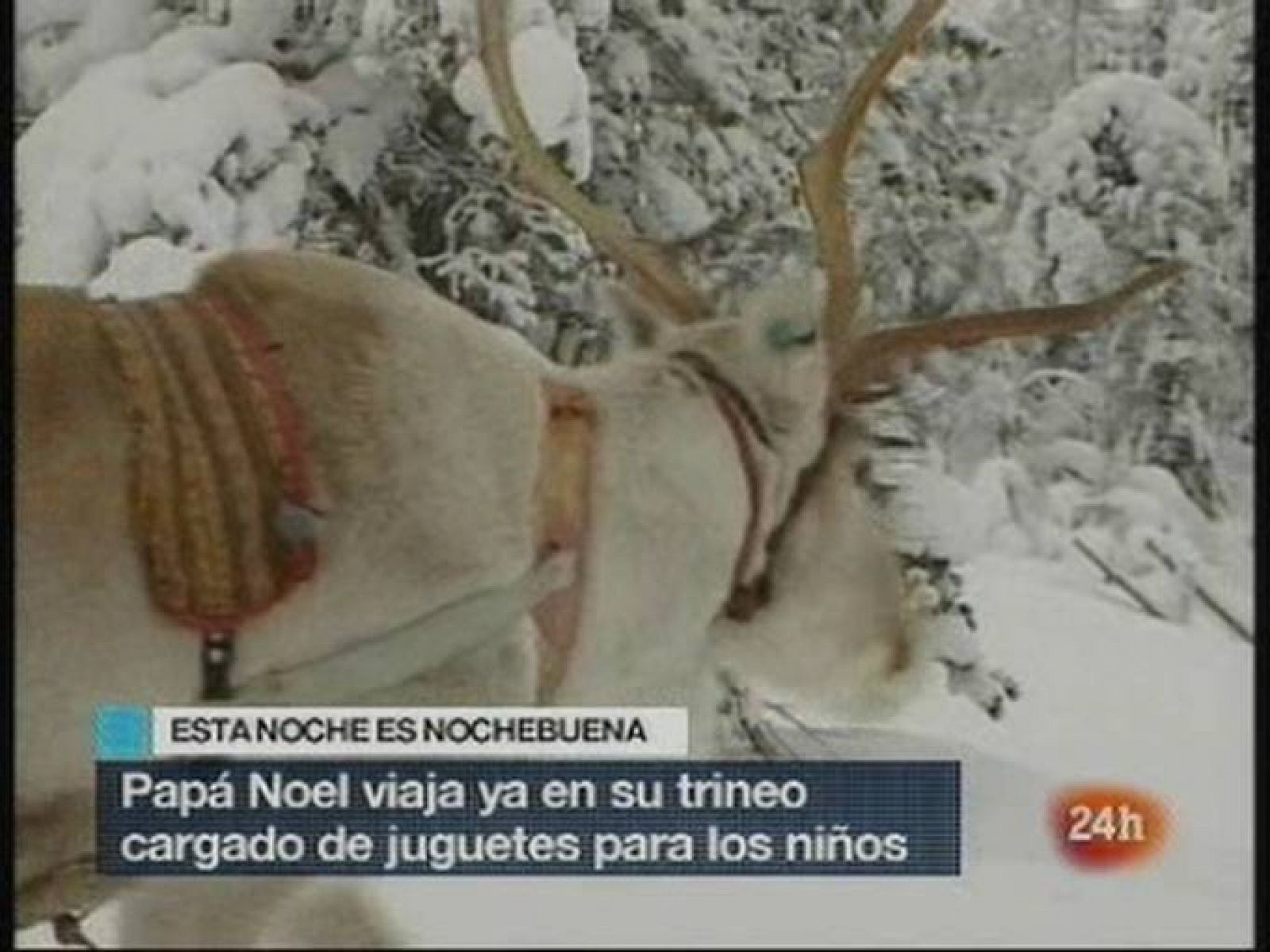 A pocas horas de la Nochebuena, hay quien la va a celebrar trabajando. Papa Noel ya se ha puesto en marcha para llevar los regalos a los niños.