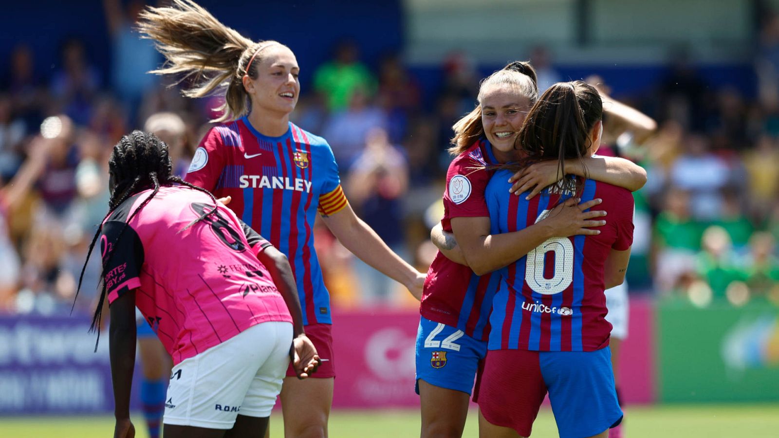 Final Copa de la Reina: Barcelona 6-1 Sporting. Resumen - Fútbol | Ver
