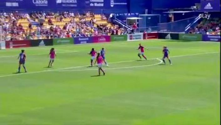 Fútbol - Final Copa de la Reina: Barcelona 6-1 Sporting. Resumen