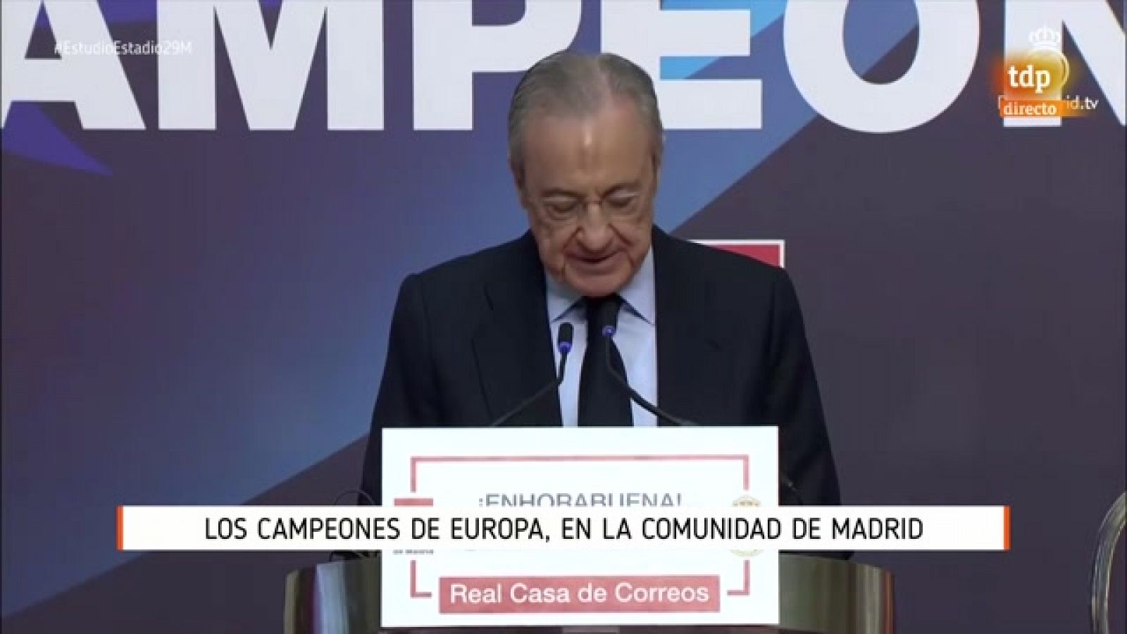 Florentino Pérez: "Estos jugadores se han dejado el alma"