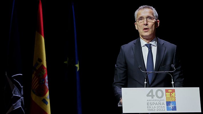 Informativo 24h - Stoltenberg ensalza el compromiso de España en la OTAN